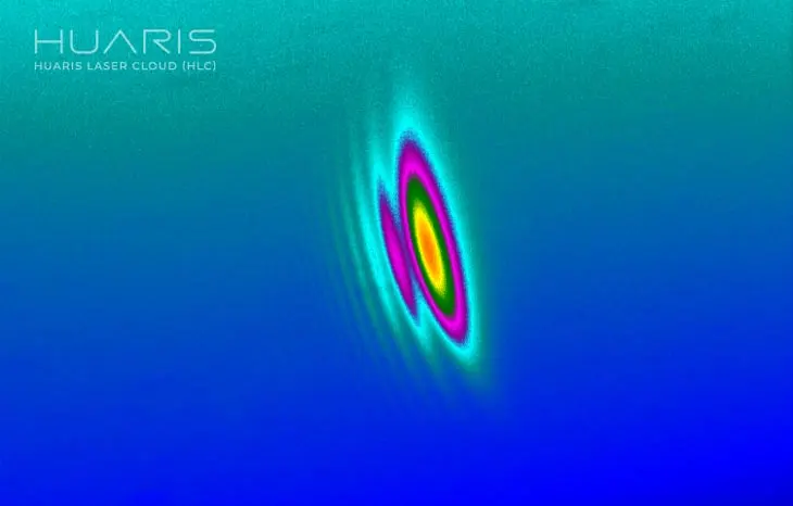 Diffraction on rounded structure example artifact detected by HLC - color