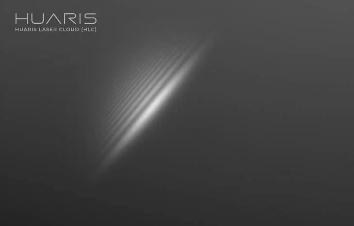 Linear diffraction example artifact detected by Huaris Laser cloud(HLC) - bw